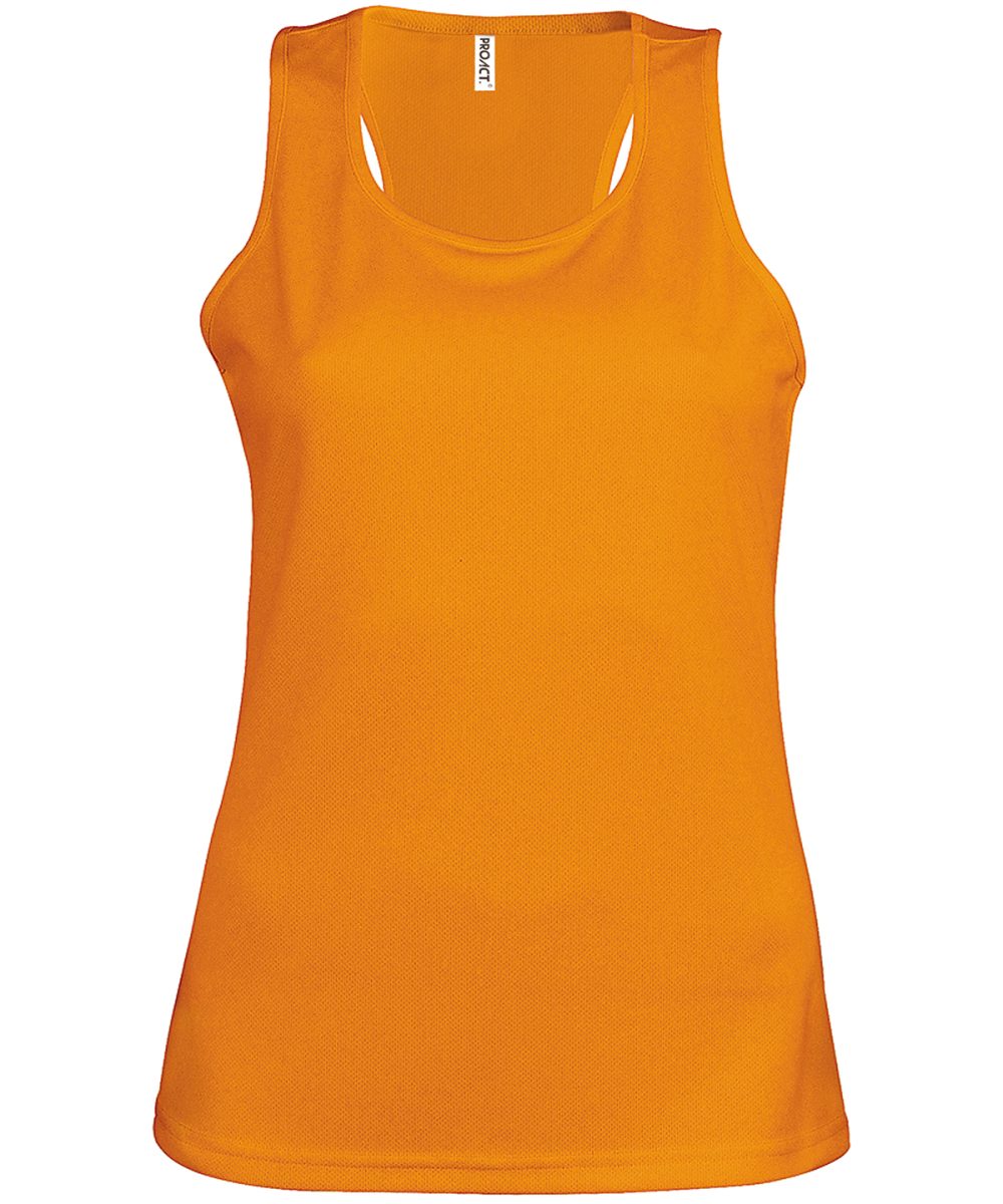 Ladies' sports vest Orange