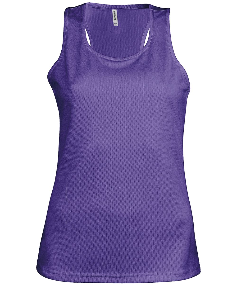 Ladies' sports vest Purple
