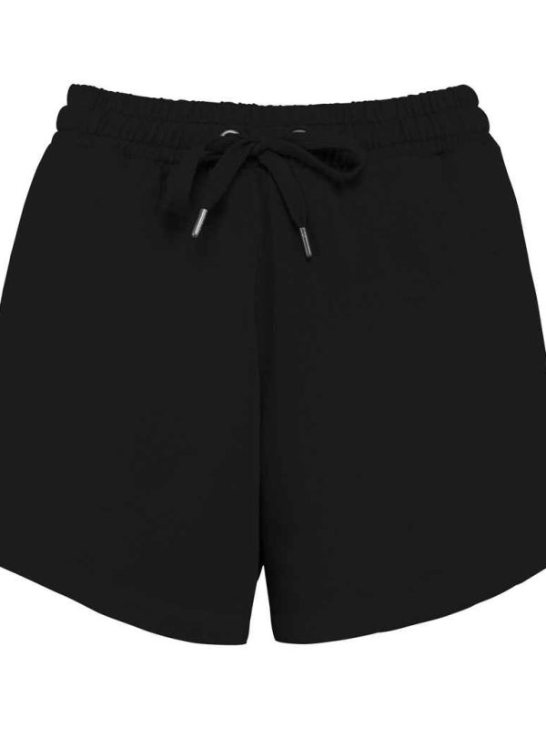 Washed Black Shorts