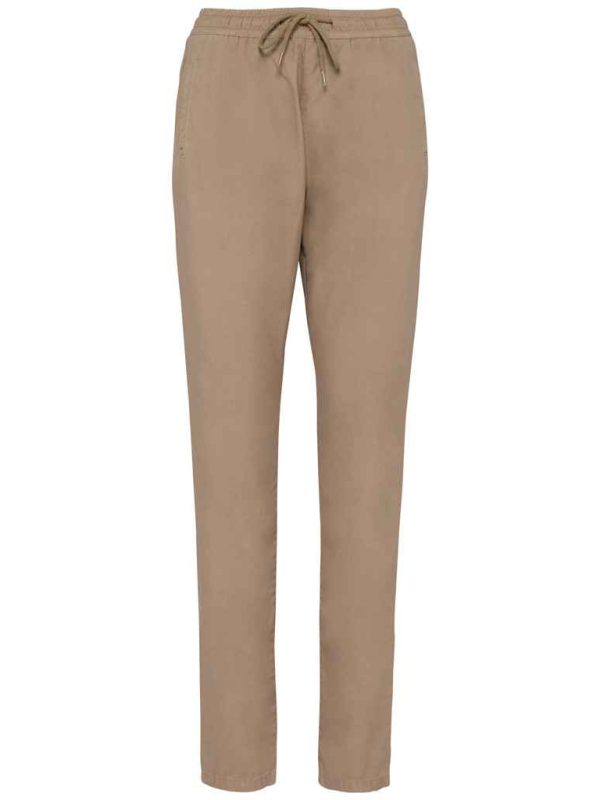 Washed Wet Sand Trousers