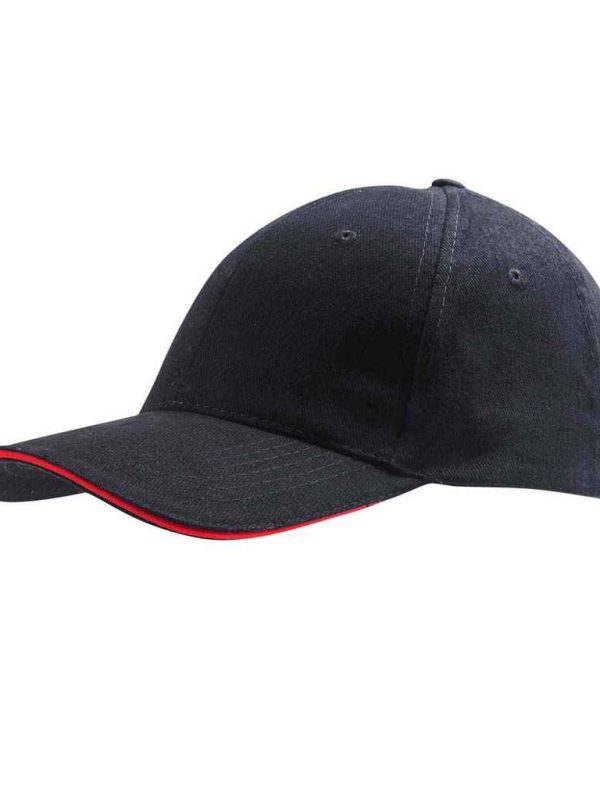 Black/Red Caps