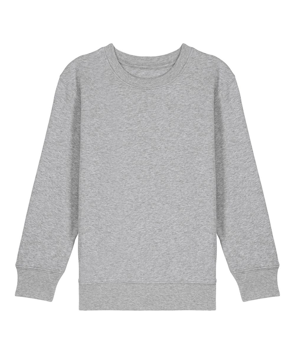 Heather Grey Kids Mini Changer 2.0 iconic crew neck sweatshirt (STSK181)