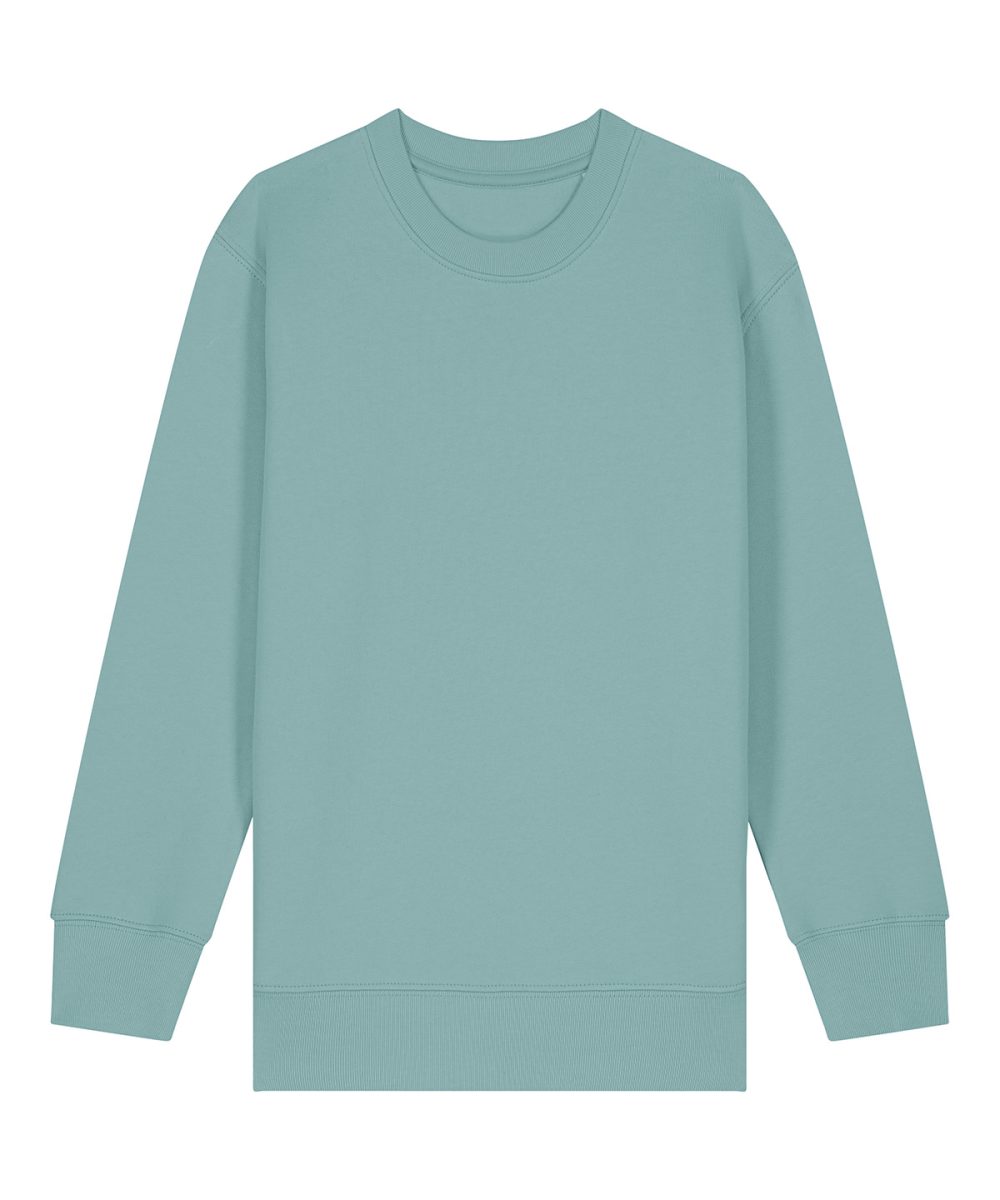 Teal Monstera Kids Mini Changer 2.0 iconic crew neck sweatshirt (STSK181)