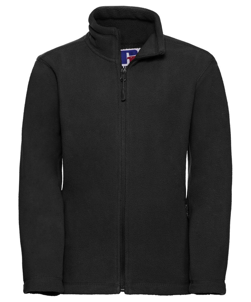 Black Kids full-zip outdoor fleece