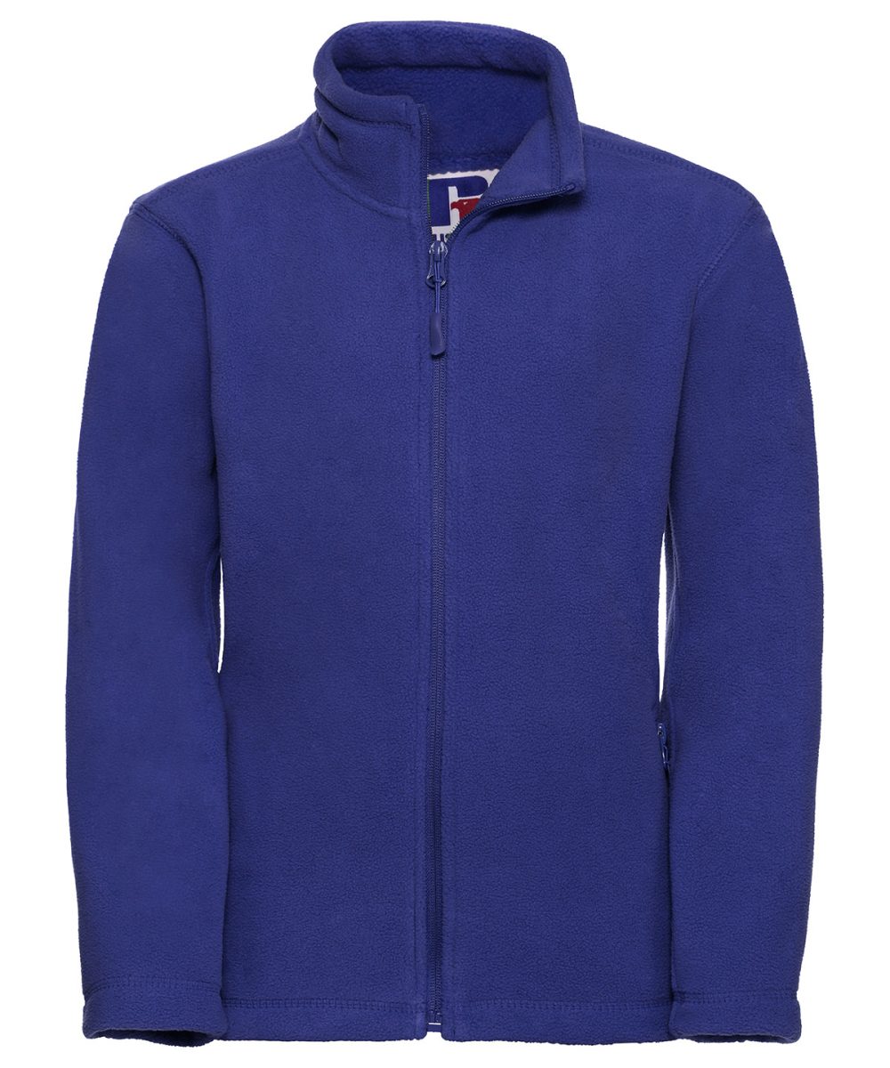 Bright Royal Kids full-zip outdoor fleece