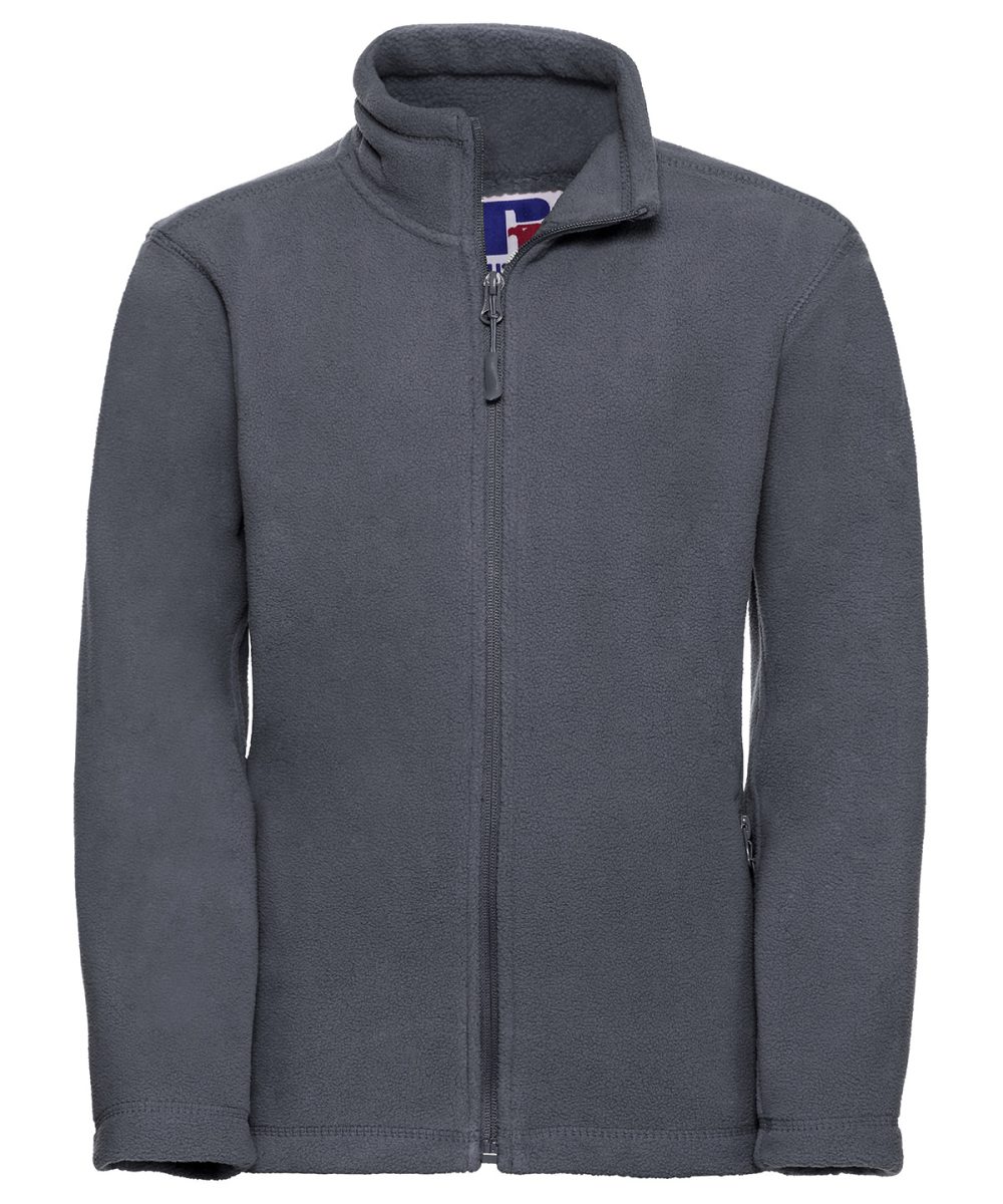 Convoy Grey Kids full-zip outdoor fleece