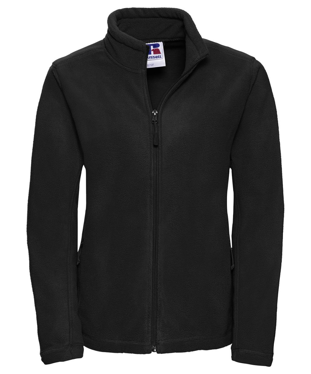 Black Women's full-zip outdoor fleece