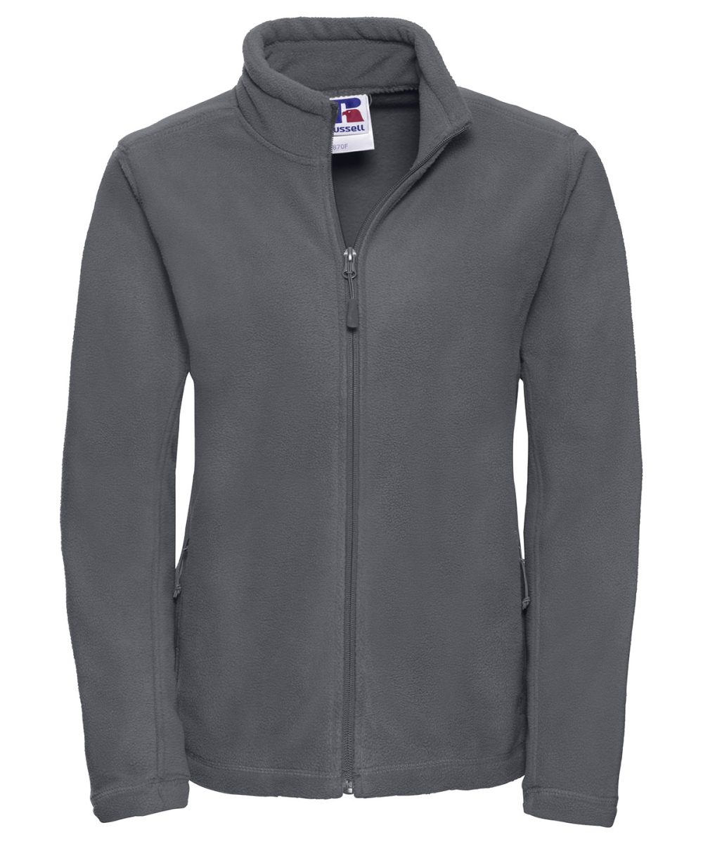 Convoy Grey Women's full-zip outdoor fleece