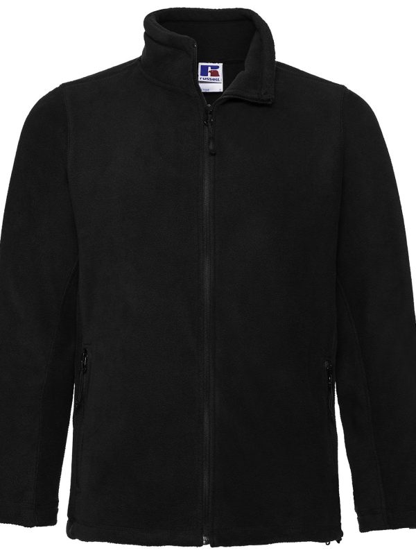 Black Full-zip outdoor fleece