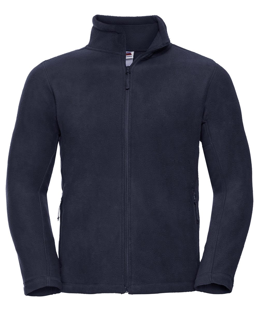 French Navy Full-zip outdoor fleece