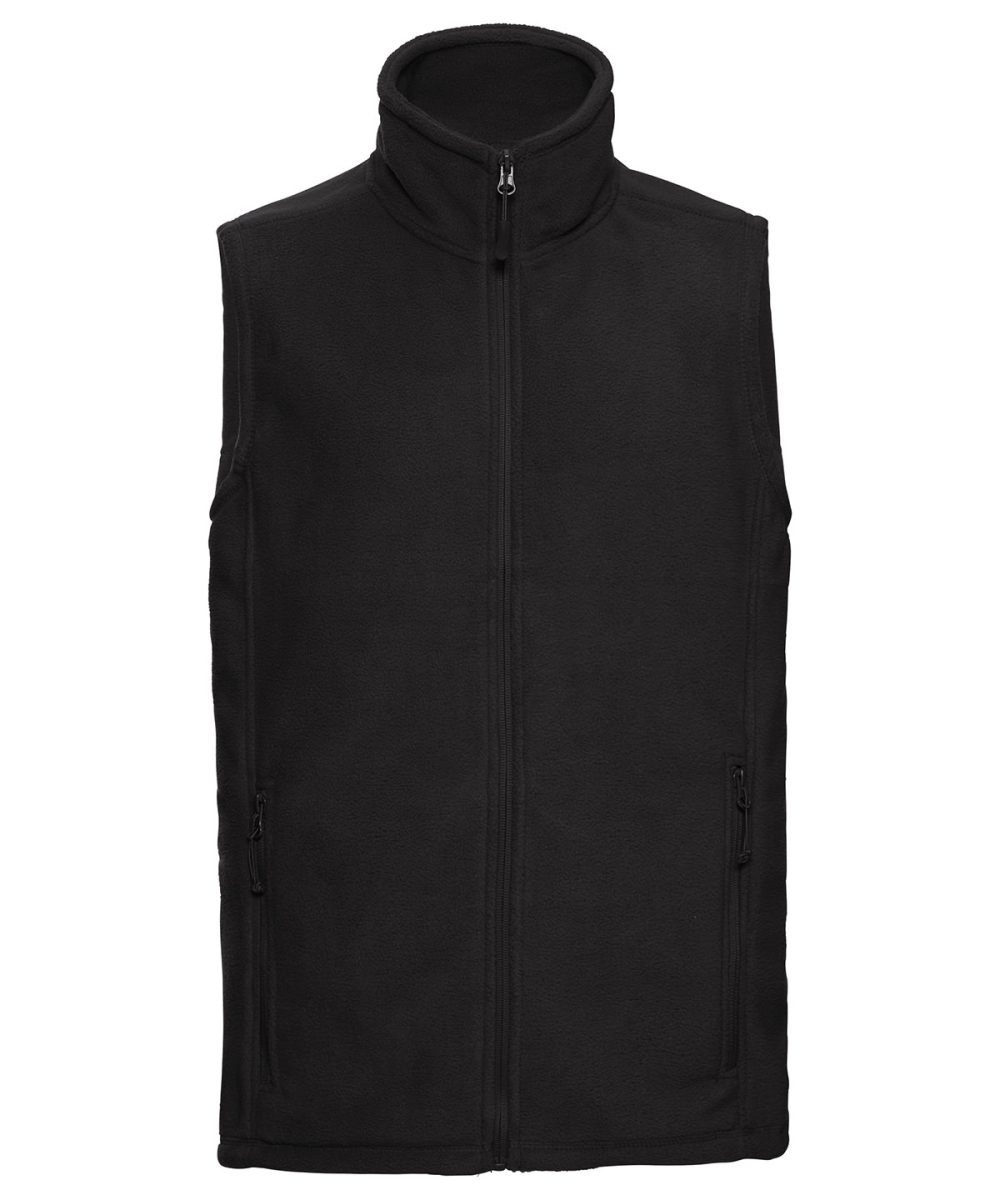 Black Outdoor fleece gilet