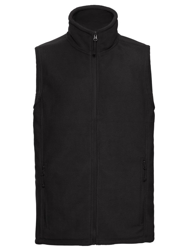 Black Outdoor fleece gilet