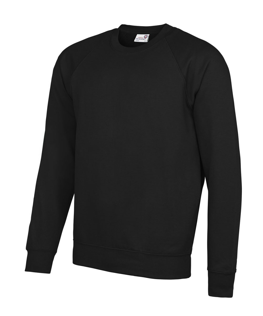 Academy Black Senior Academy raglan sweatshirt