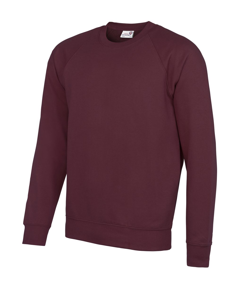 Academy Burgundy Senior Academy raglan sweatshirt