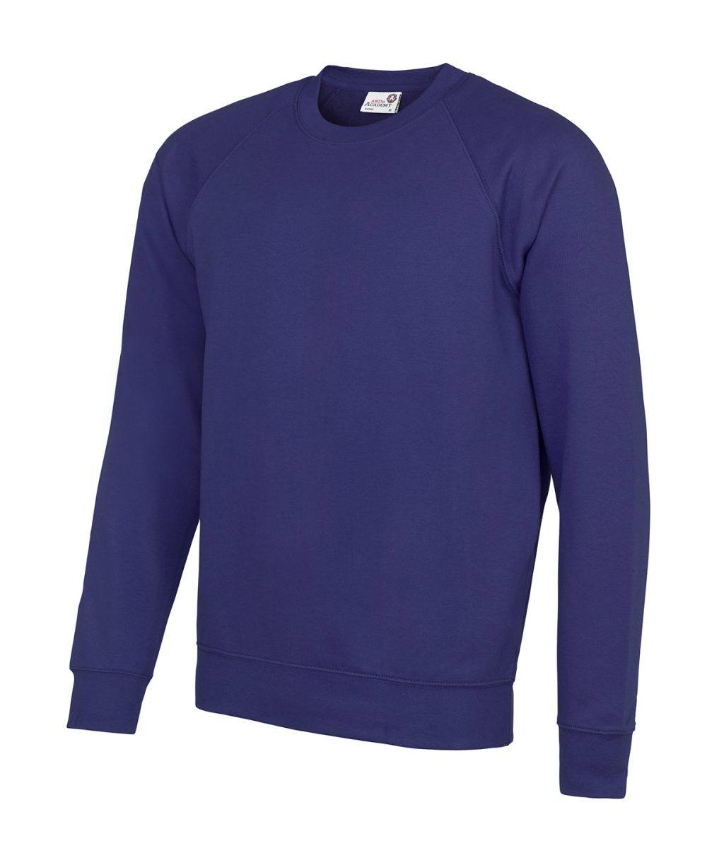 Academy Purple Senior Academy raglan sweatshirt