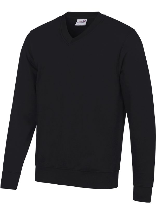 Academy Black Senior Academy v-neck sweatshirt