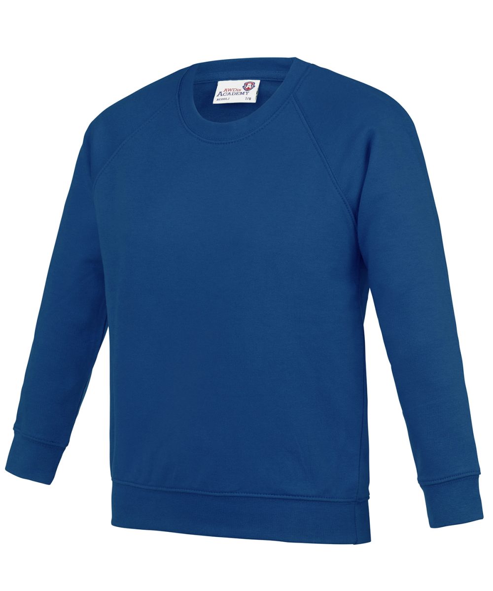 Academy Deep Royal Kids Academy raglan sweatshirt