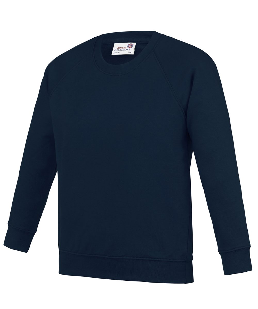 Academy Navy Kids Academy raglan sweatshirt