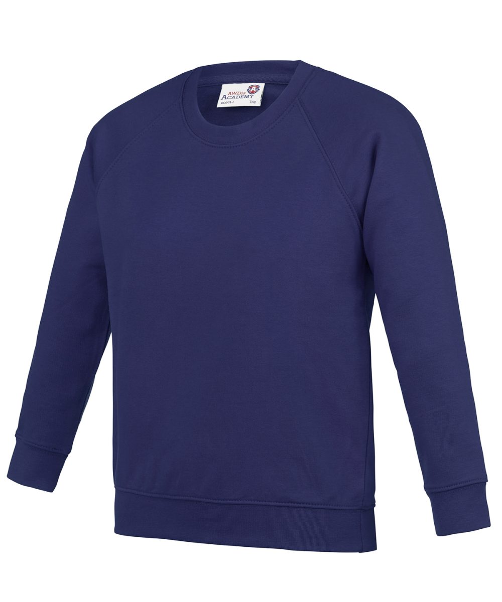 Academy Purple Kids Academy raglan sweatshirt