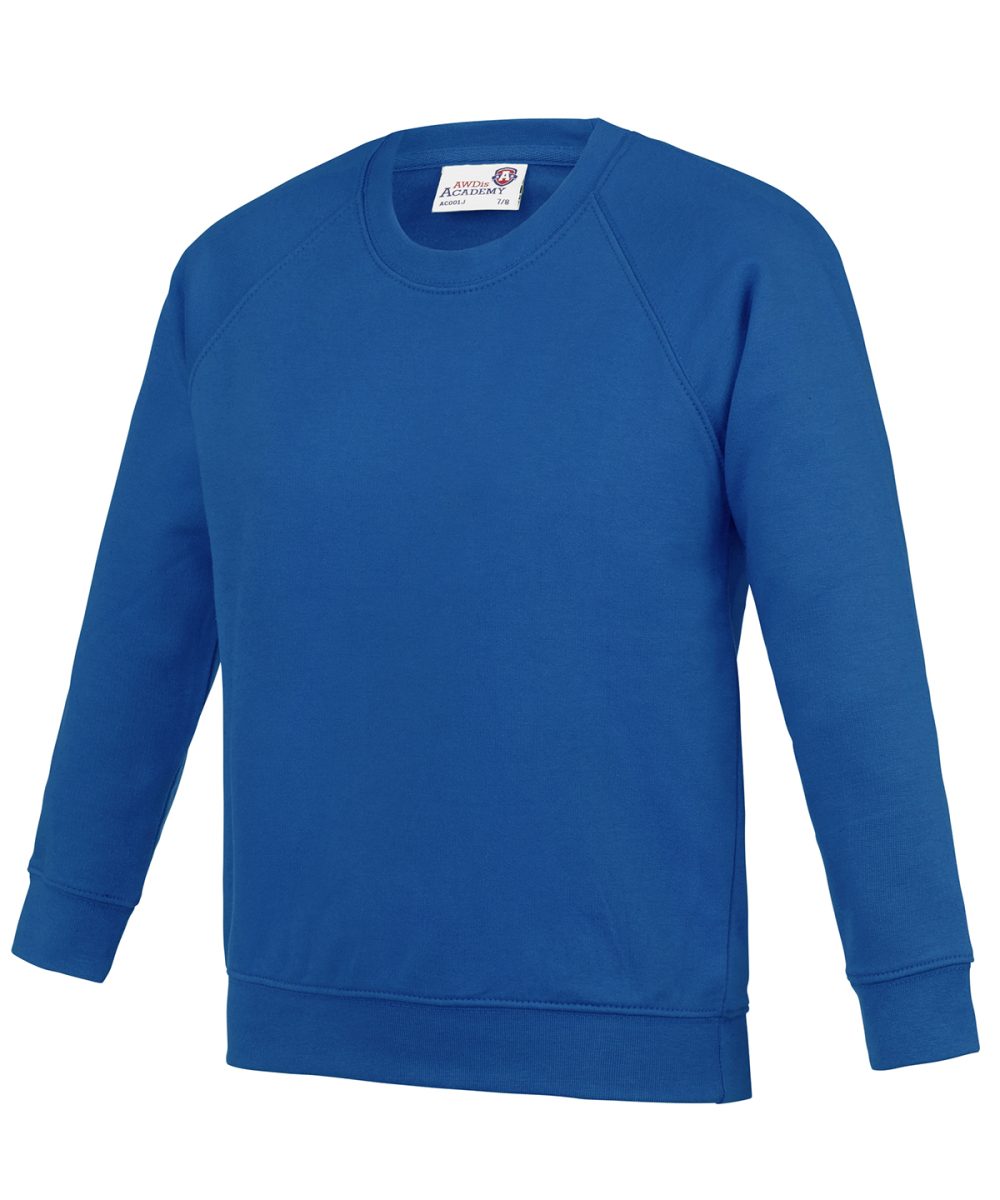 Academy Royal Blue Kids Academy raglan sweatshirt