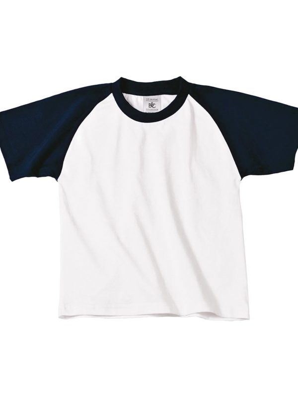 White/Navy B&C Baseball /kids