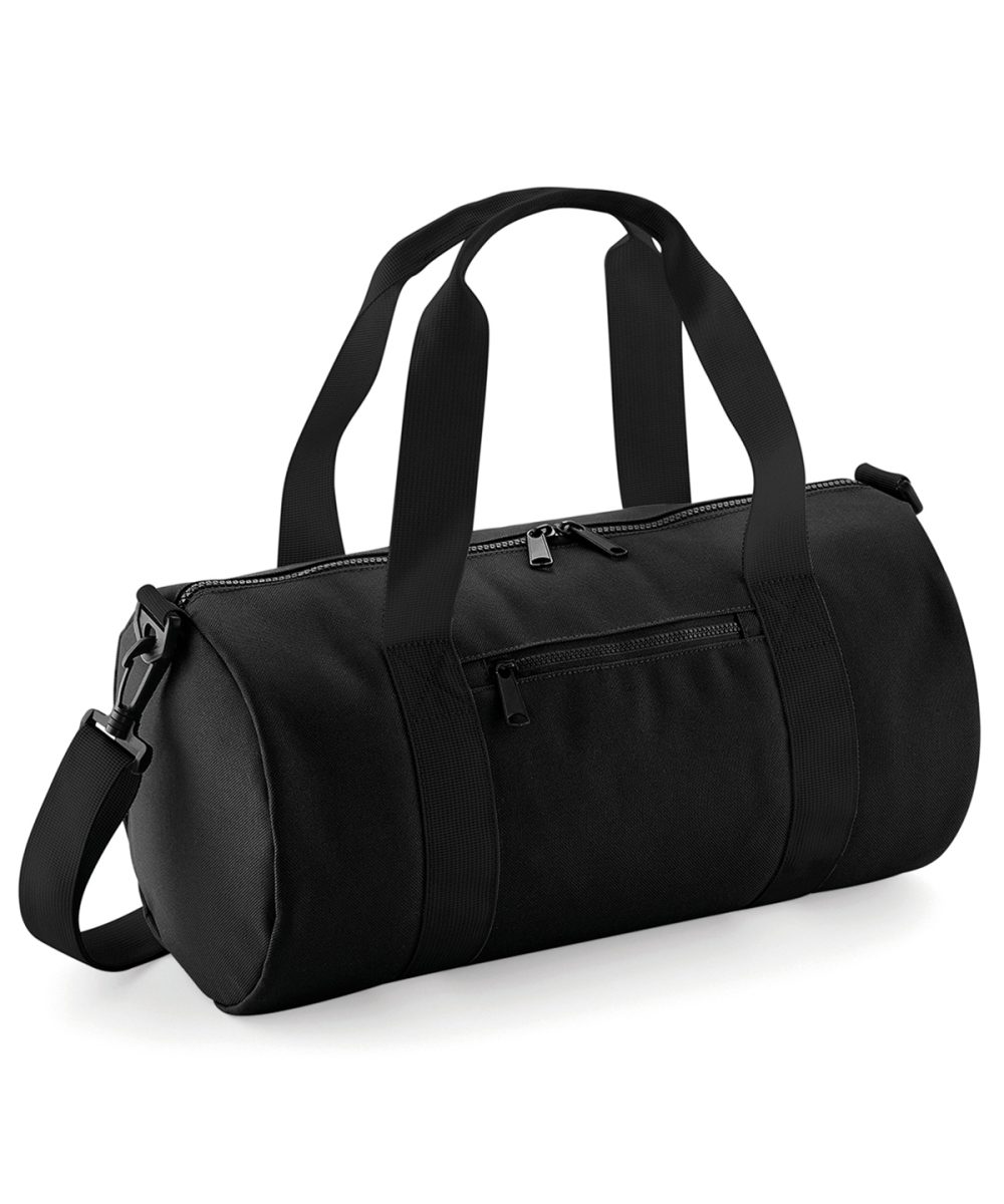 Black/Black Mini barrel bag