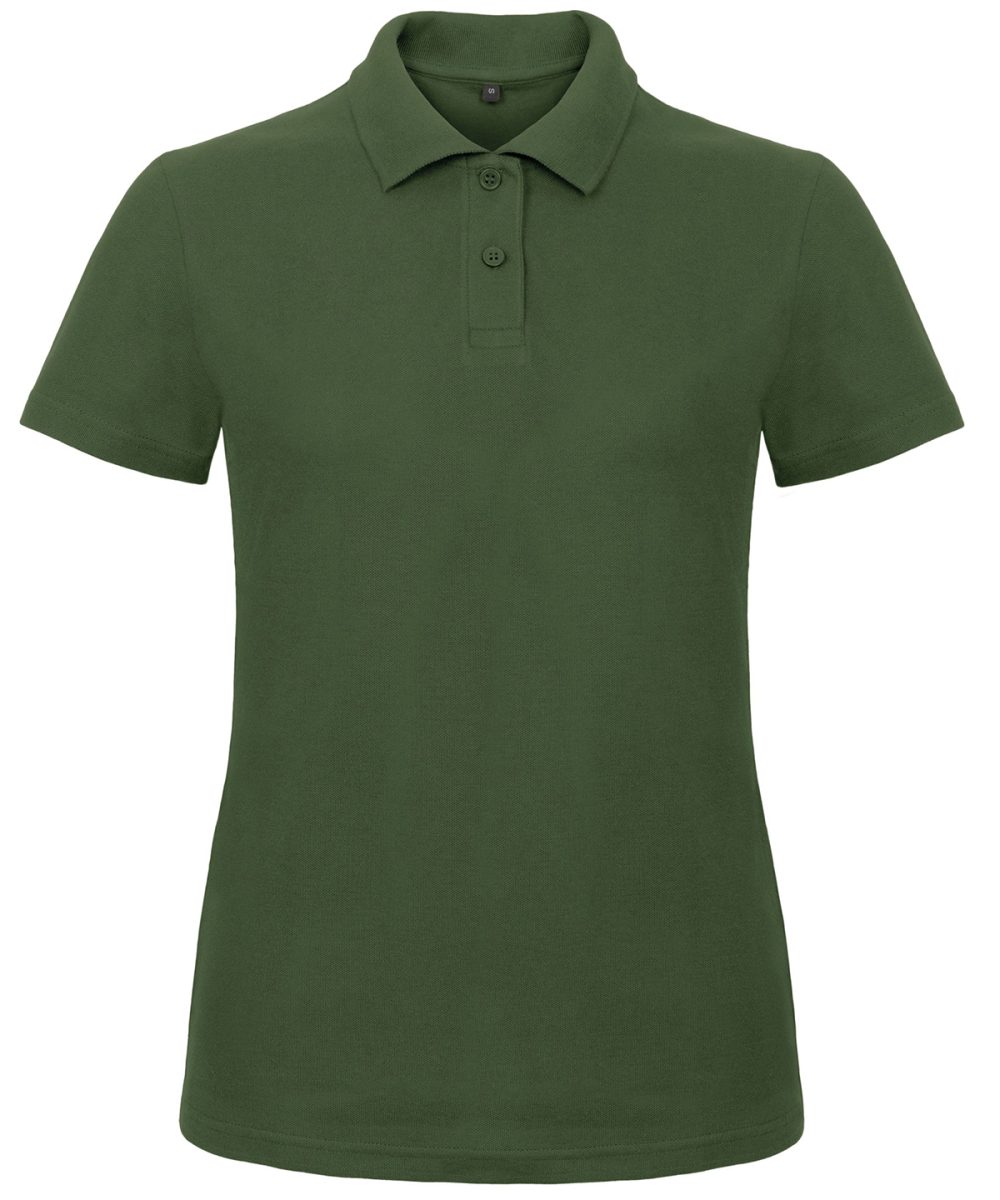 Bottle Green B&C ID.001 polo /women