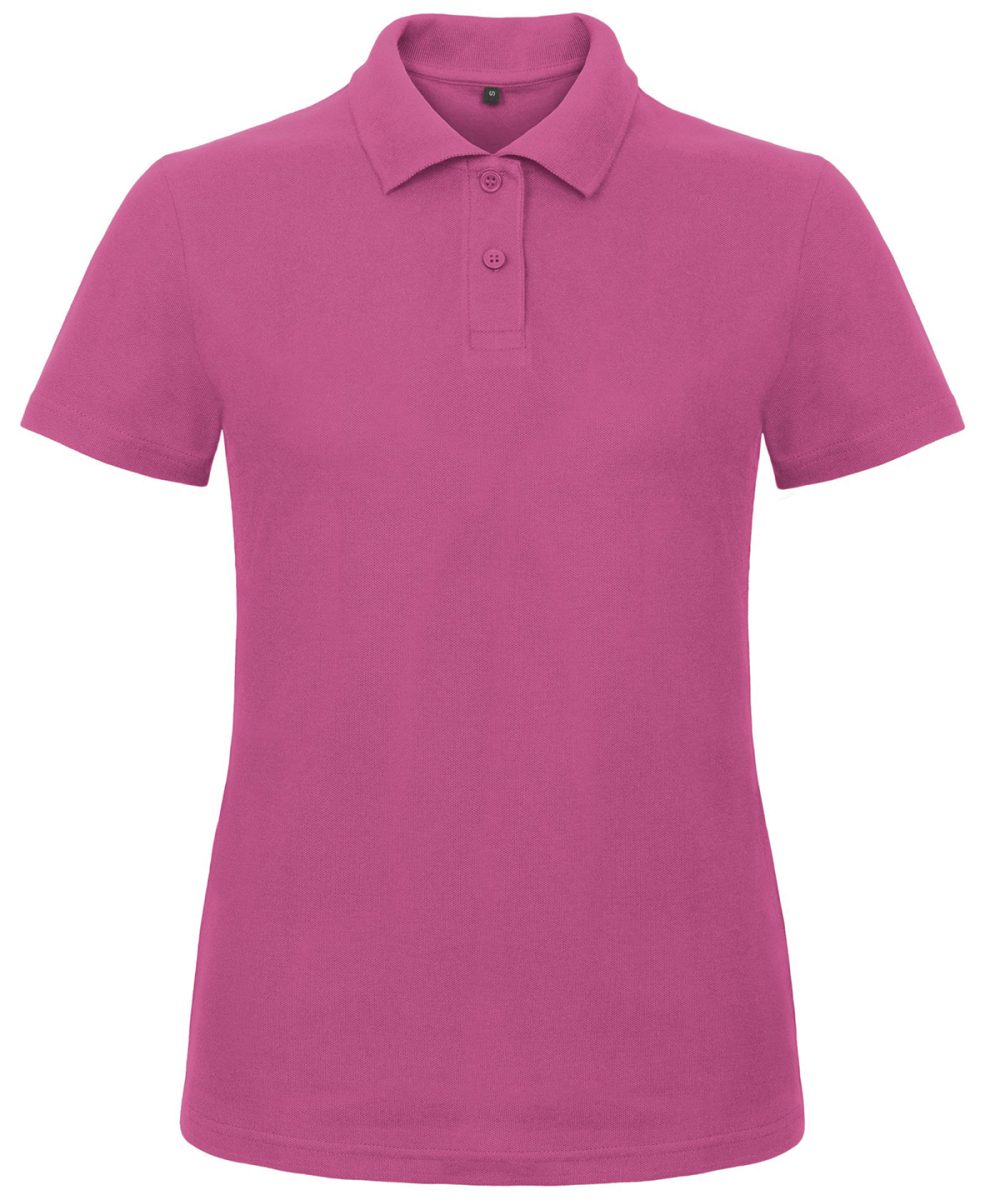 Fuchsia B&C ID.001 polo /women