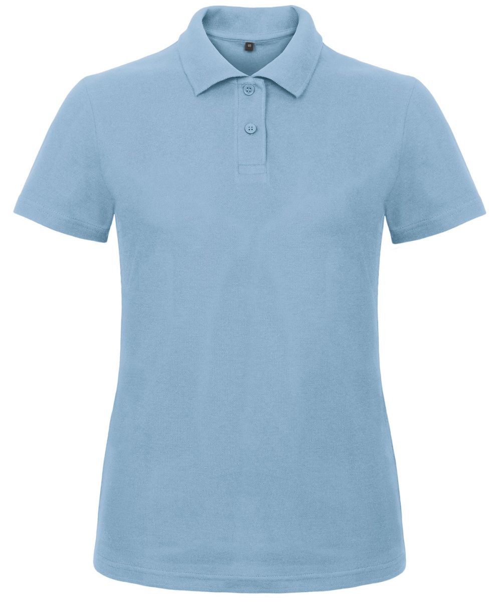 Light Blue B&C ID.001 polo /women