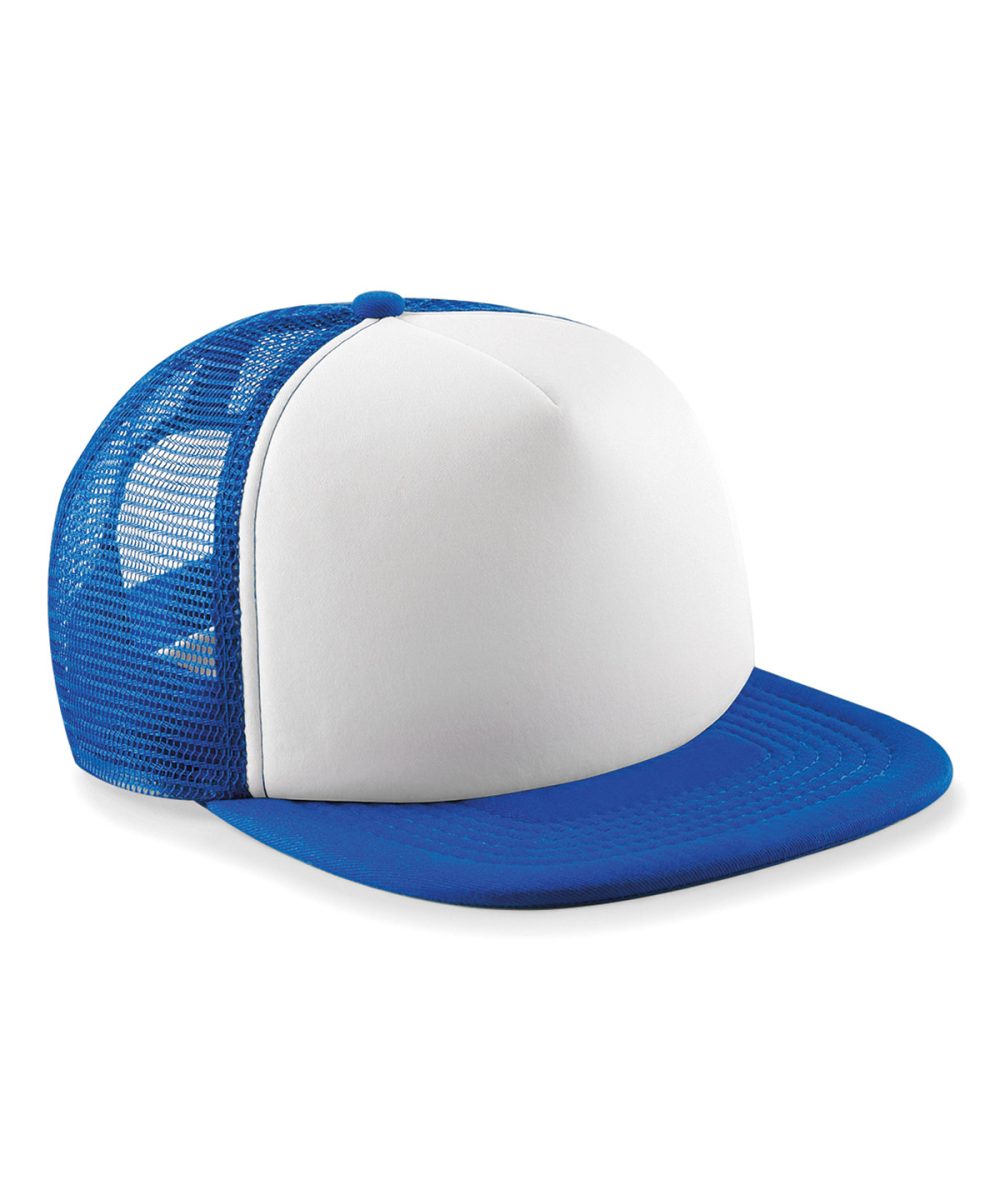 Bright Royal/White Junior vintage snapback trucker