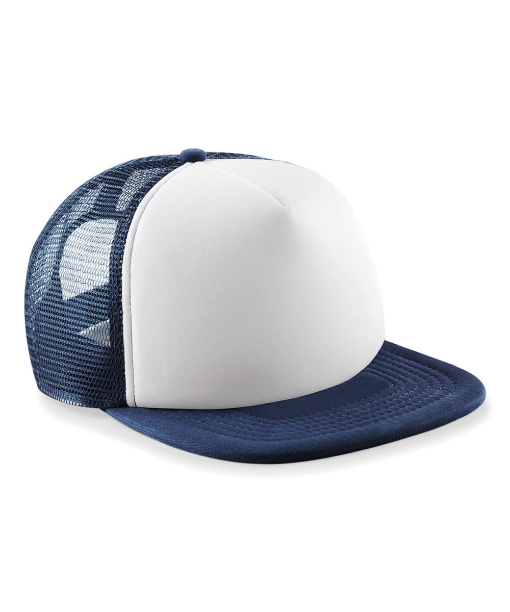 French Navy/White Junior vintage snapback trucker