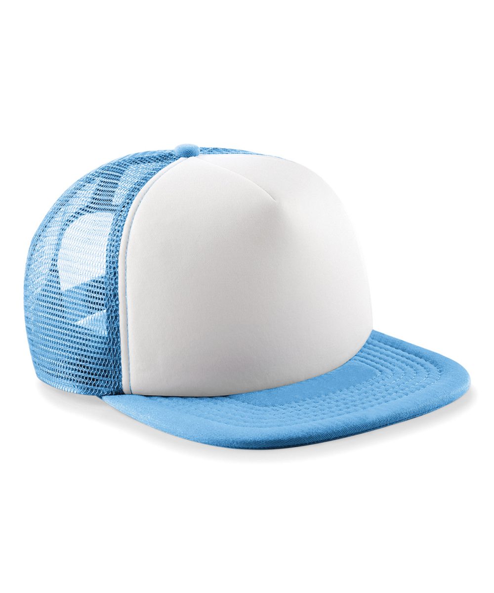 Sky Blue/White Junior vintage snapback trucker