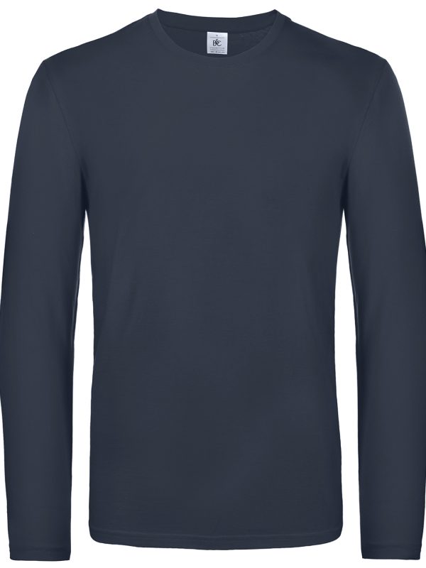 Navy B&C #E190 long sleeve