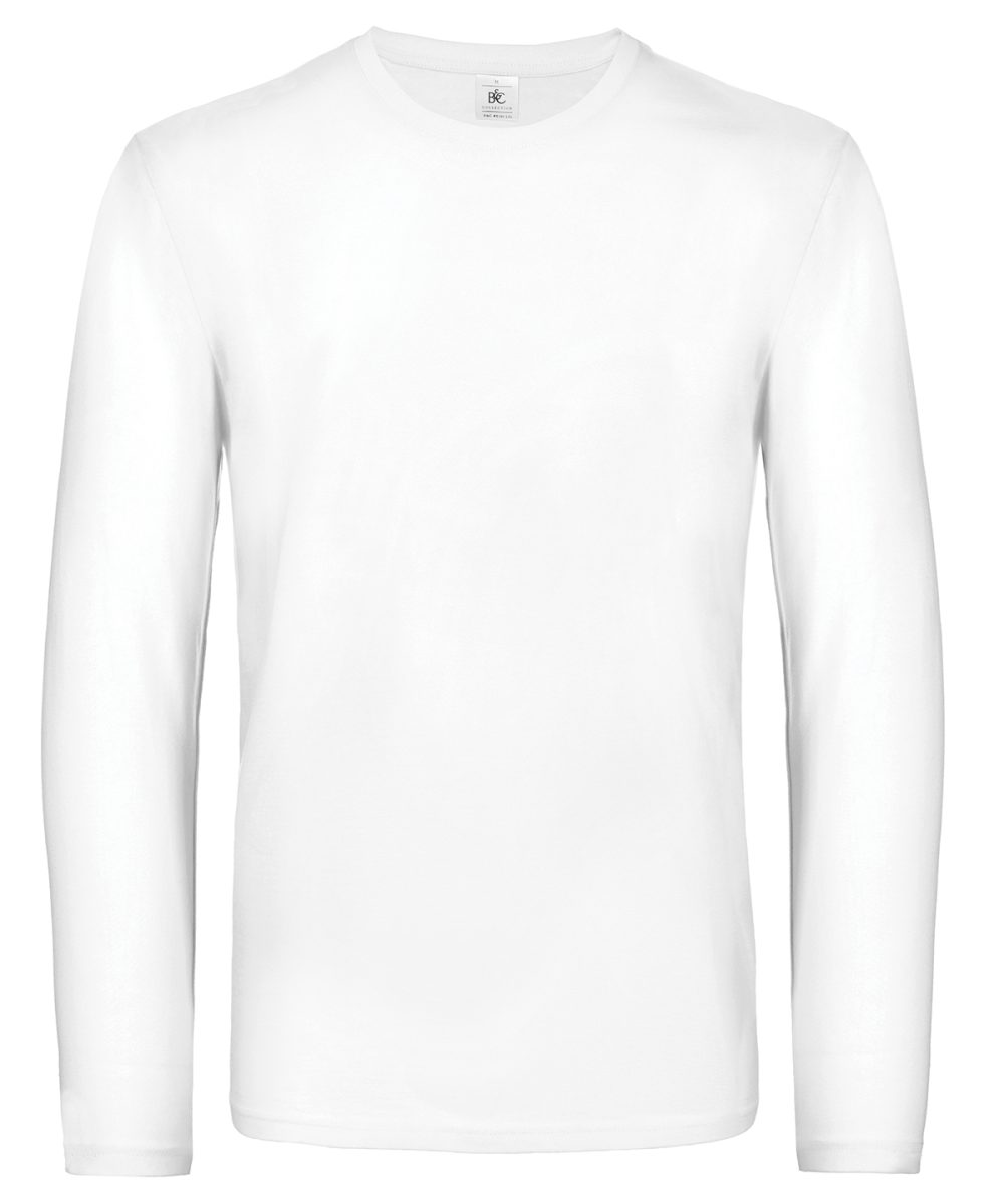 White B&C #E190 long sleeve