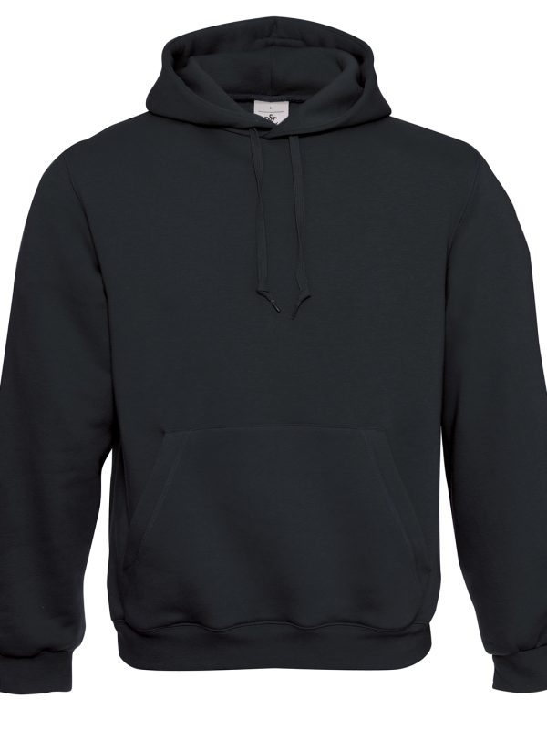 Black* B&C Hooded sweatshirt