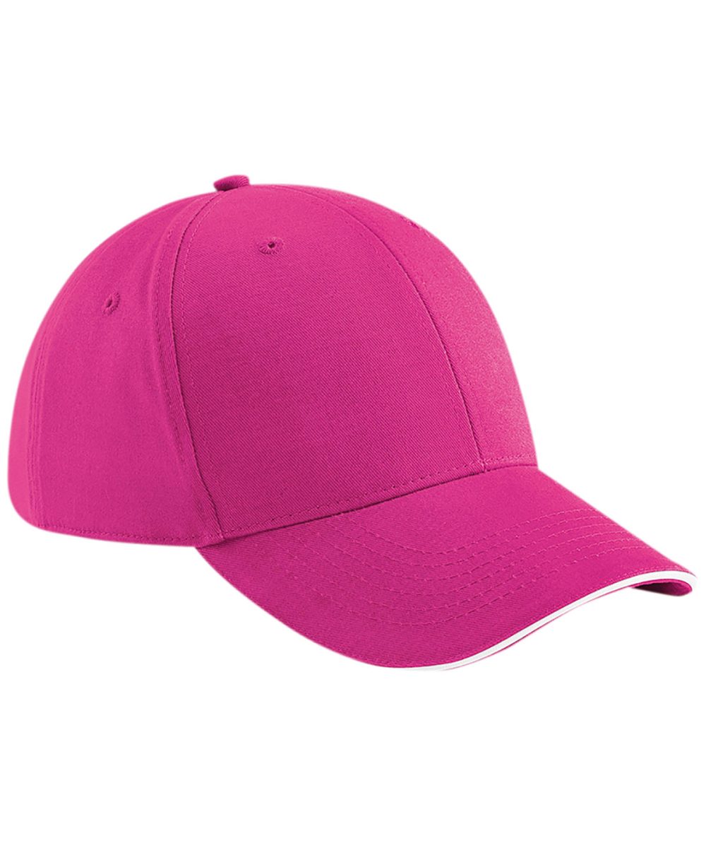 Fuchsia/White Athleisure 6-panel cap