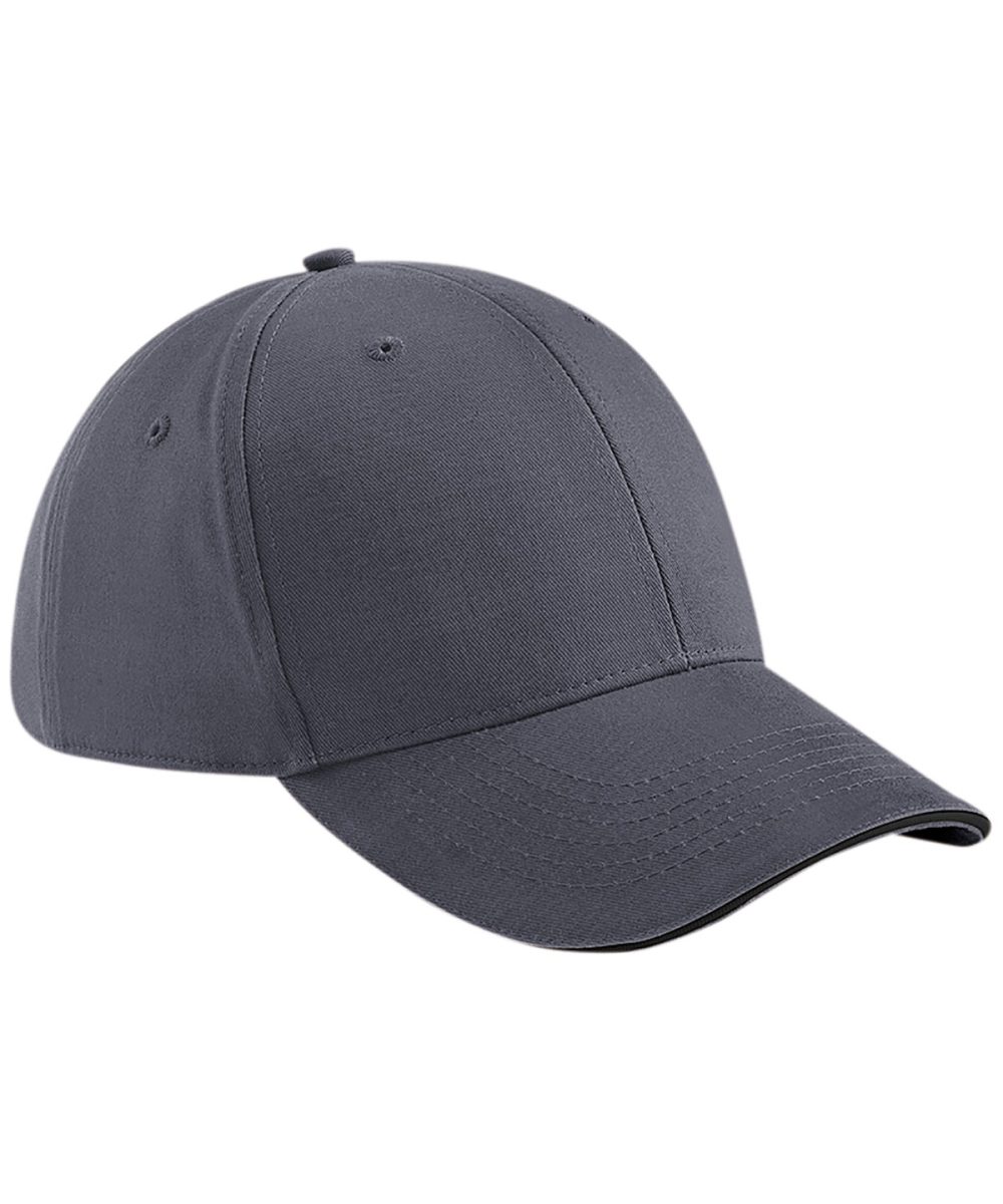 Graphite Grey/Black Athleisure 6-panel cap