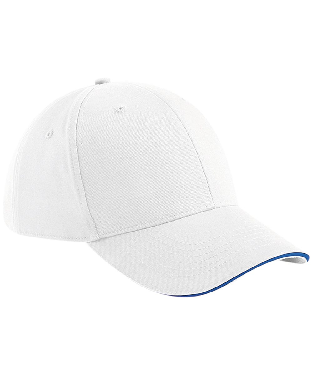 White/Bright Royal Athleisure 6-panel cap