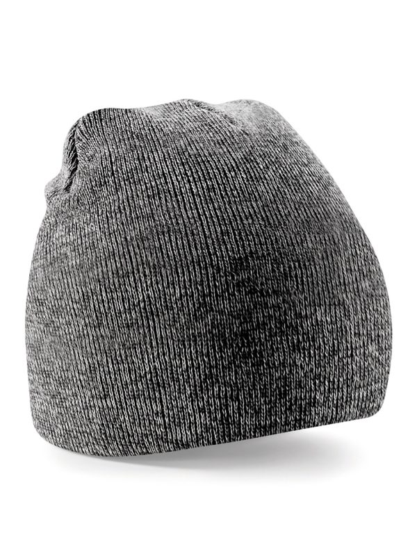 Antique Grey Two-tone pull-on beanie