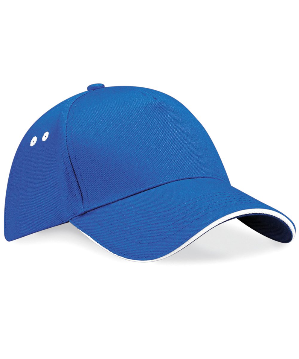 Bright Royal/White Ultimate 5-panel cap - sandwich peak