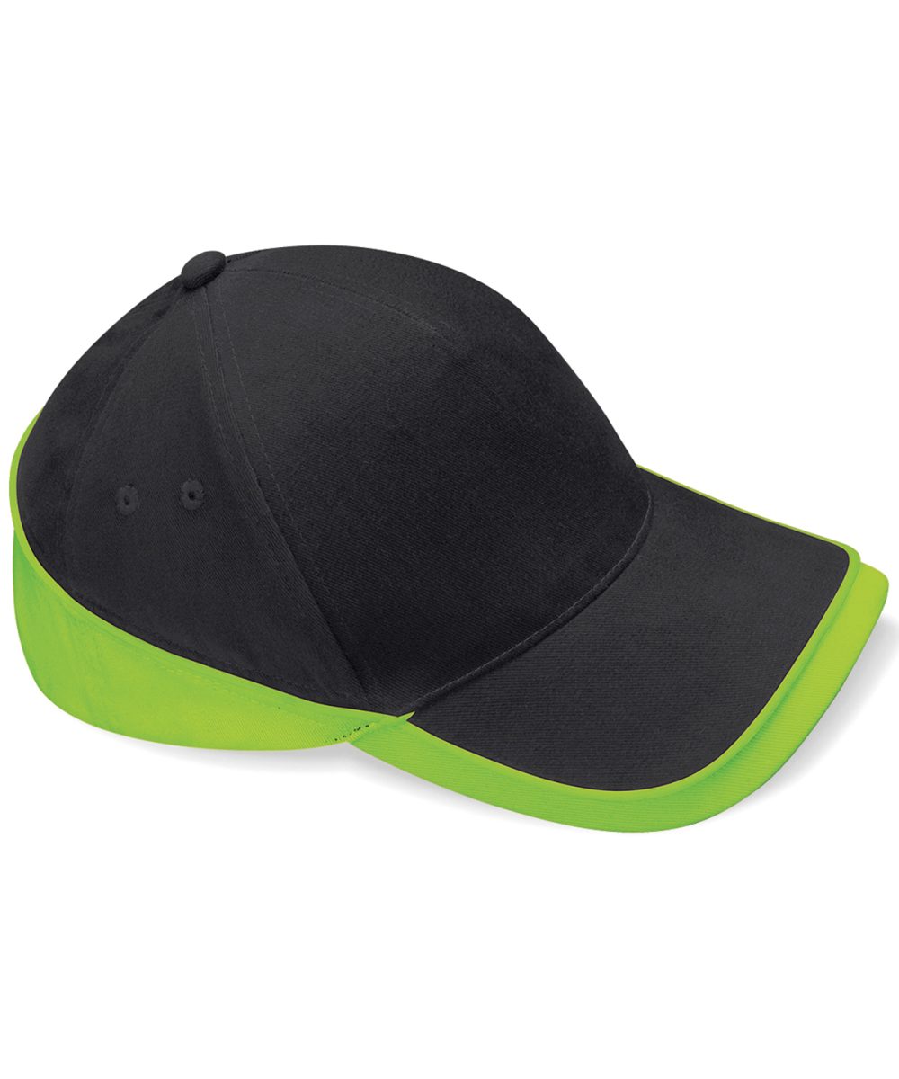 Black/Lime Green Teamwear competition cap