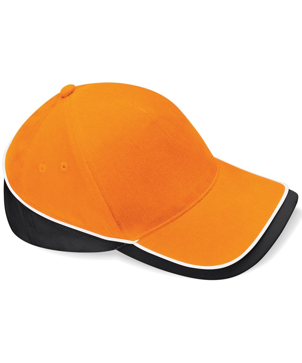 Orange/Black/White Teamwear competition cap