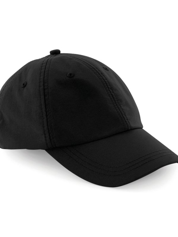 Black Outdoor 6-panel cap