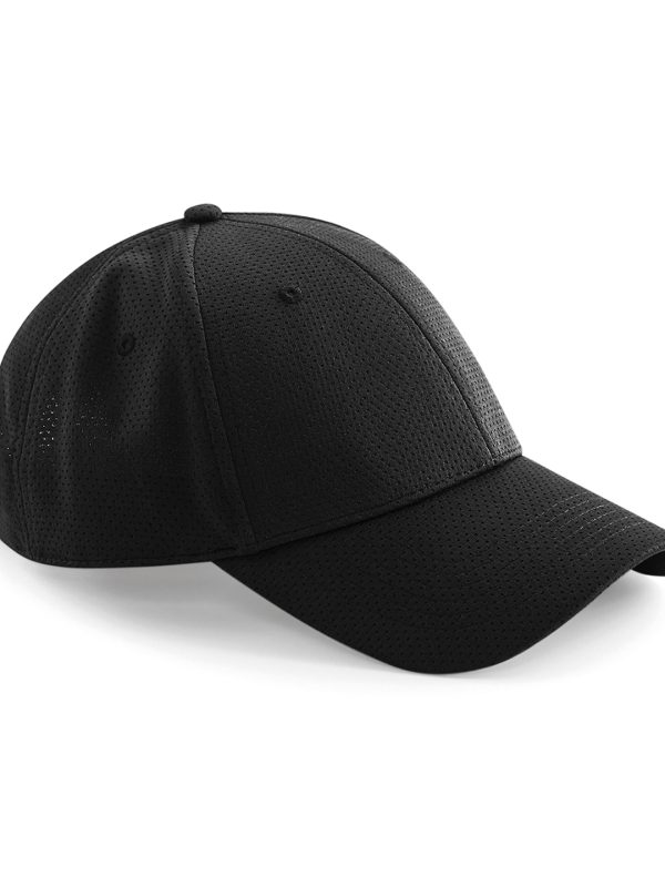 Black Air mesh 6-panel cap