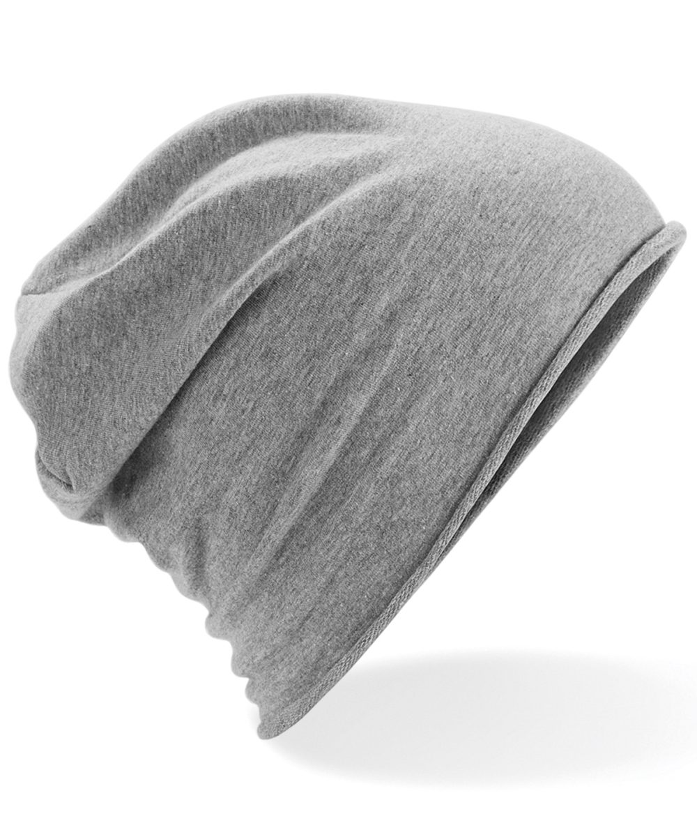 Heather Grey Jersey beanie