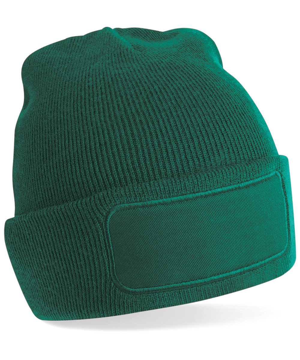 Bottle Green Original patch beanie