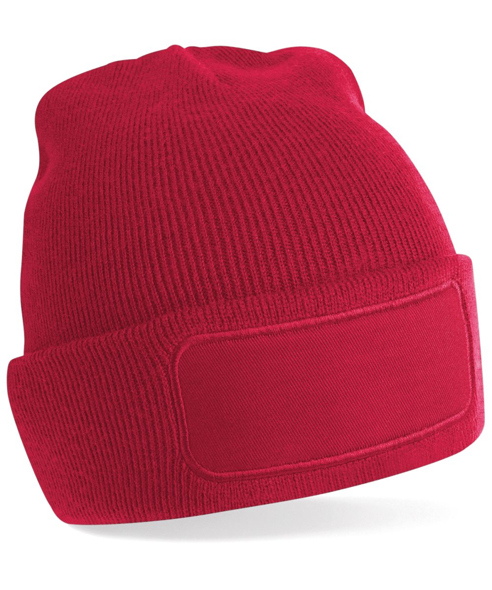 Classic Red Original patch beanie