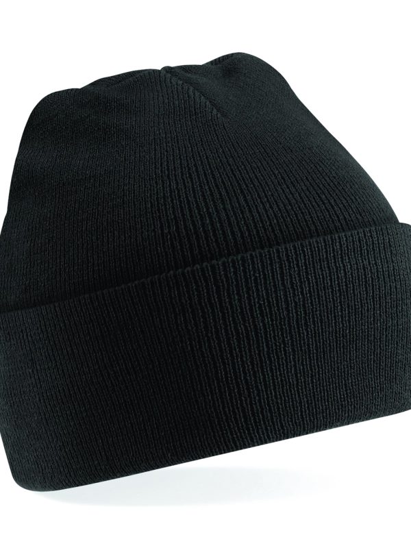 Black Junior original cuffed beanie