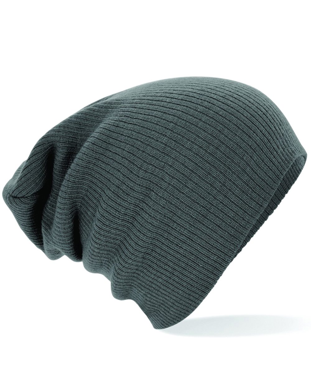 Smoke Grey Slouch beanie