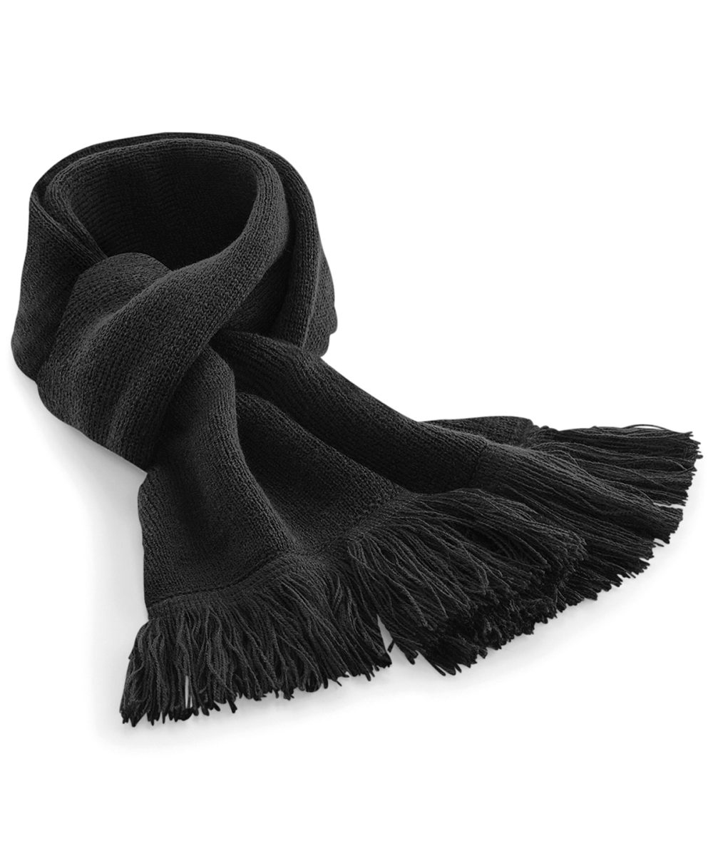 Black Classic knitted scarf